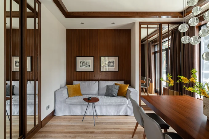 Двухкомнатные апартаменты "Сосны" в Светлогорске